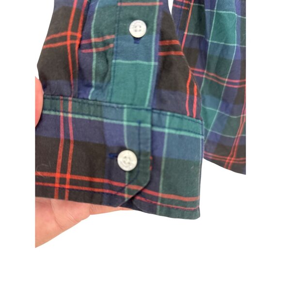 Old Navy Men's Built in Flex Plaid Button-Down Shirt Size XL Long Sleeve Cotton - Picture 5 of 7